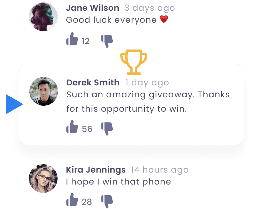 Youtube random comment picker generate random winners for your giveaway 